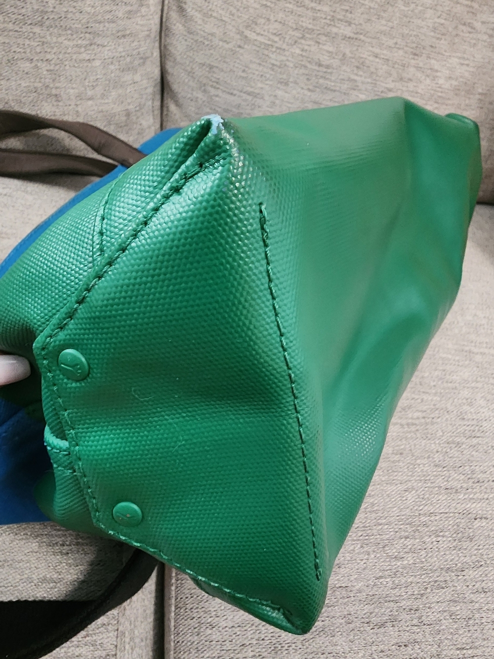 Jack Spade Blue and Green Two-Tone Bag - Picture 10 of 10